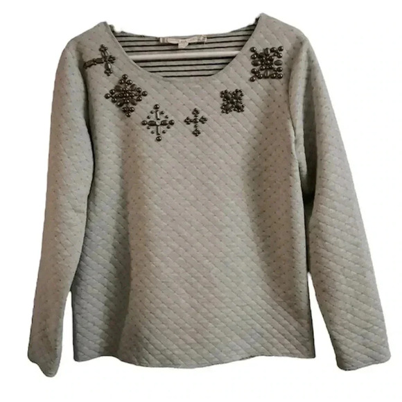 CHELSEA & VIOLET raw edge top size medium - Picture 1 of 4